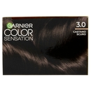 Garnier Color Sensation Colorazione Permanente in Crema 3.0 Castano Scuro